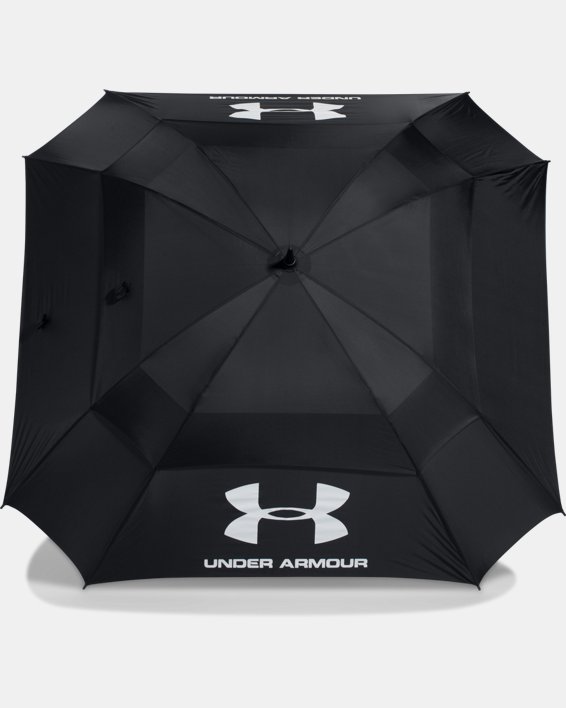 Ombrello da golf UA – Calotta doppia, Black, pdpMainDesktop image number 2